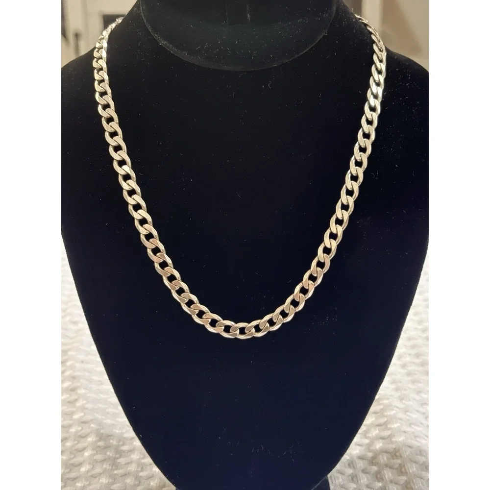 Men's 20 Italian .925 Sterling Silver ChainNecklace  44grams Perfect Gift